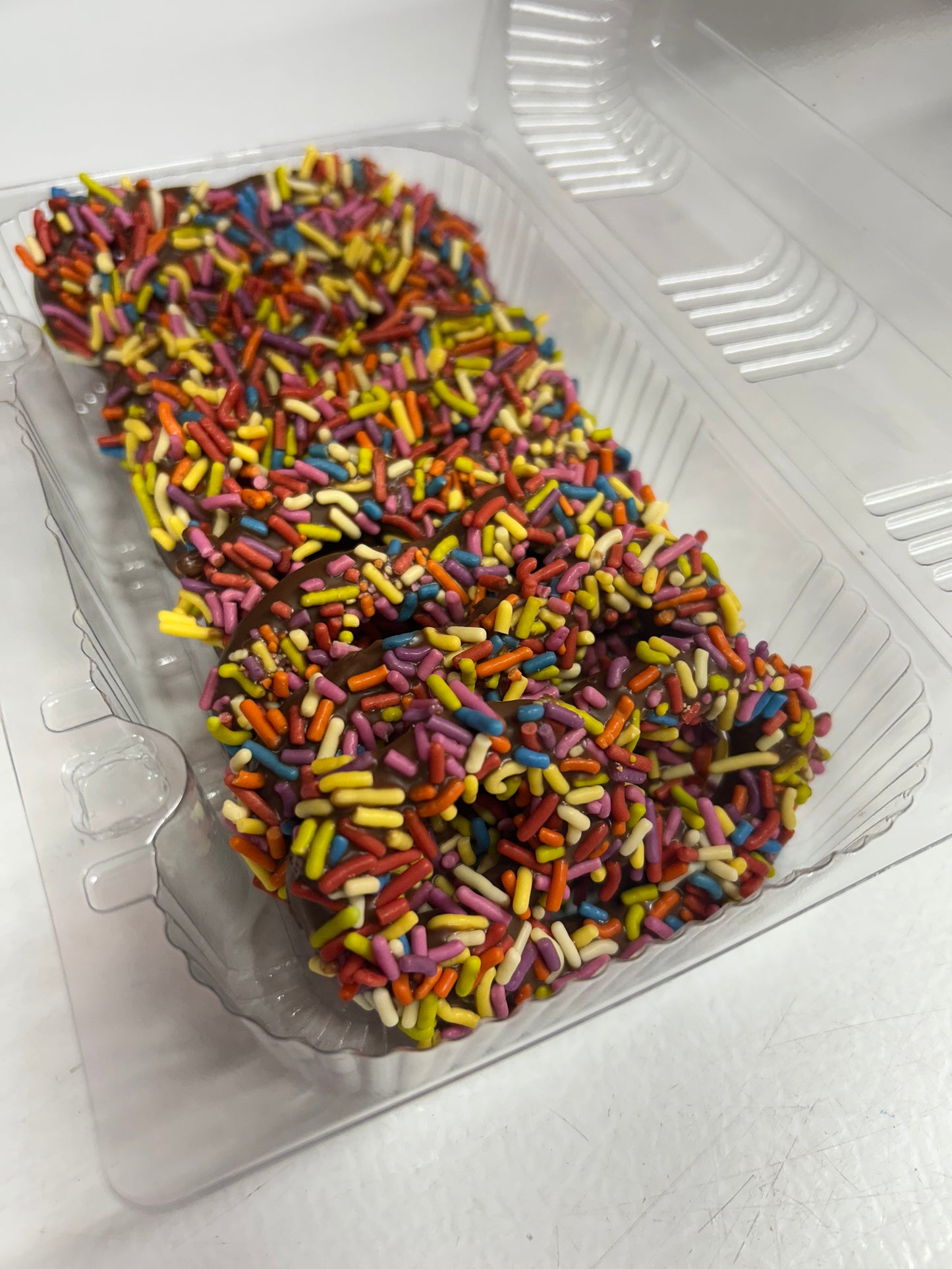 9 count Large Pretzel with Dye Free Sprinkles
